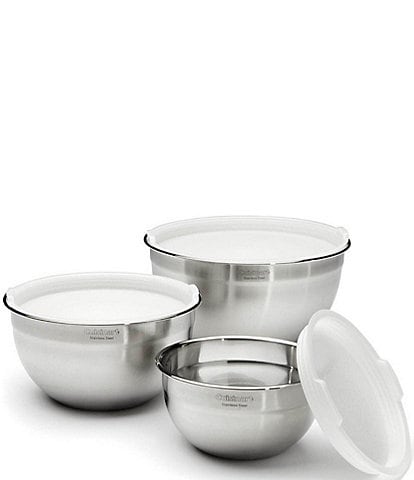 Cuisinart 3-Piece Stainless Steel Mixing Bowl Set