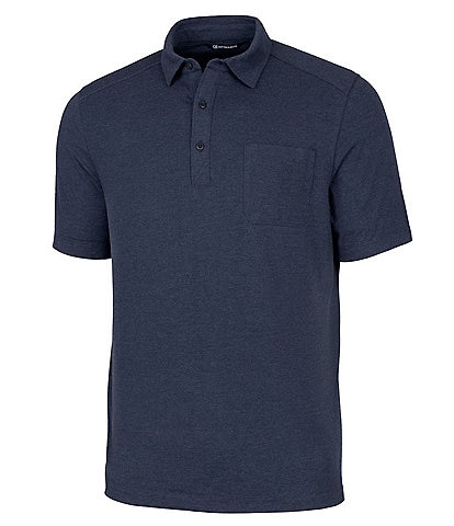 Cutter & Buck Advantage Short-Sleeve Tri-Blend Jersey Polo Shirt