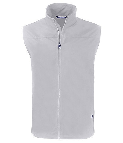 Cutter & Buck Big & Tall Charter Eco Water-Resistant Packable Full-Zip Vest