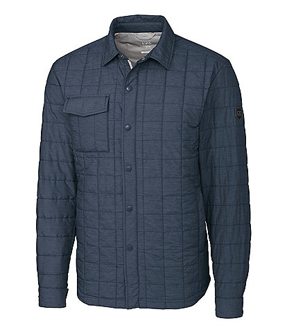 Cutter & Buck Big & Tall Rainier Insulated Quilted Shirt Jacket
