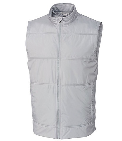 Cutter & Buck Big & Tall Stealth Quilted Performance Stretch Full Zip Vest