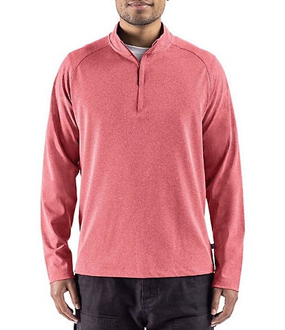 Cutter & Buck Big & Tall Virtue Eco Heather Quarter Zip Pullover