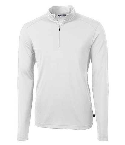 Cutter & Buck Big & Tall Virtue Eco Pique Performance Stretch Quarter-Zip Pullover