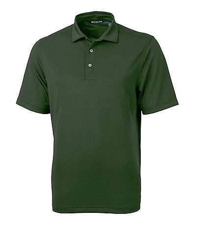 Cutter & Buck Big & Tall Virtue Eco Pique Performance Stretch Short-Sleeve Recycled Materials Polo Shirt