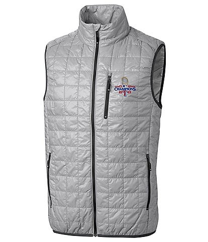 Cutter & Buck MLB Texas Rangers 2023 World Series Champions Rainier Primaloft® Eco Insulated Full-Zip Puffer Vest
