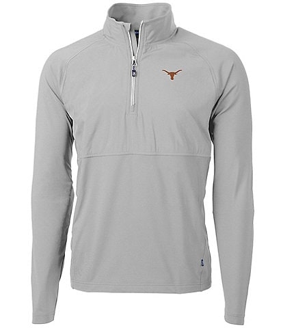 Cutter & Buck NCAA Big 12 Adapt Eco Knit Stretch Hybrid Quarter-Zip Pullover