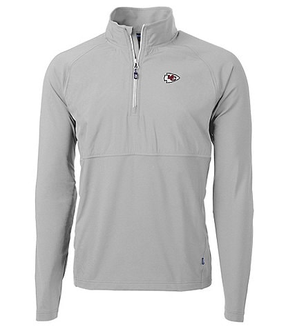 Cutter & Buck NFL AFC Adapt Eco Knit Stretch Hybrid Quarter-Zip Pullover