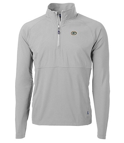 Cutter & Buck NFL NFC Adapt Eco Knit Stretch Hybrid Quarter-Zip Pullover