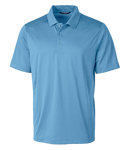 Cutter & Buck Prospect Short-Sleeve Jacquard-Textured Stretch Polo Shirt
