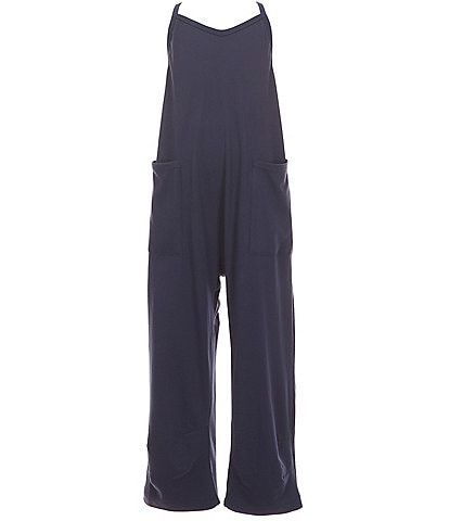 Chelsea & Violet Big Girls Sleeveless Pocketed Jumpsuit