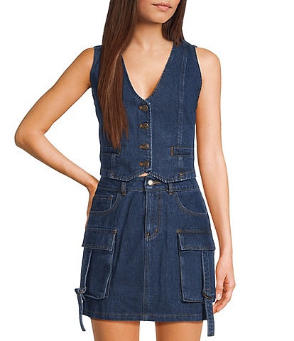 C&V Chelsea & Violet Denim Vest