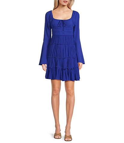 C&V Chelsea & Violet Flare Sleeve Dress