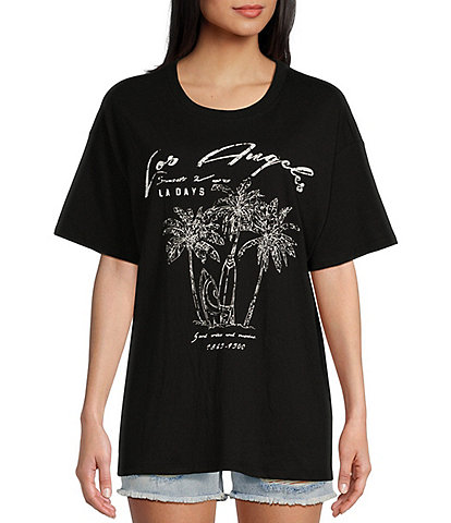C&V Chelsea & Violet LA Graphic Oversized T-Shirt