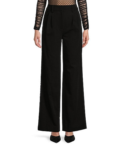 C&V Chelsea & Violet Trouser Coordinating Velvet Wide Leg Pants