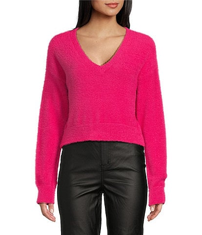 Juniors v neck sweater best sale