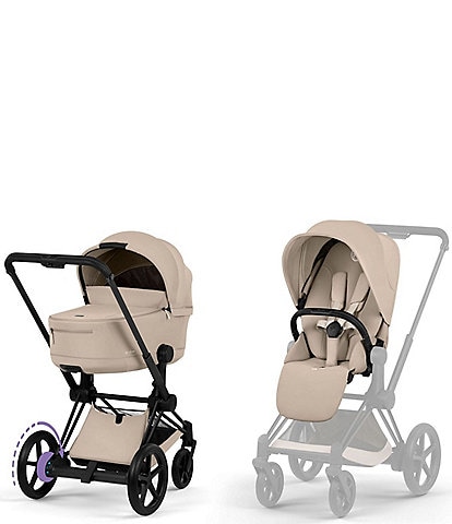 Cybex e-PRIAM Stroller + PRIAM Fold Lux Carry Cot Bundle