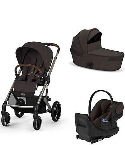 Cybex Balios S Lux Stroller + Balios Fold Cot + Cloud G Pro Infant Car Seat Travel System