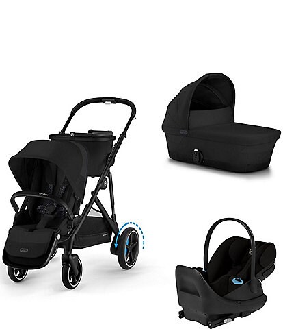 Cybex e-Gazelle S Stroller + Gazelle S Cot + Cloud G Pro Travel System
