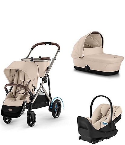 Cybex e-Gazelle S Stroller + Gazelle S Cot + Cloud G Pro Travel System