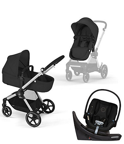 Cybex EOS Stroller & Aton G Swivel Infant Car Seat With Sensor Safe Travel System