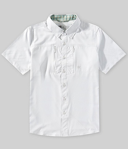 Dakota Grizzly Beckett Stretch Short Sleeve Woven Shirt