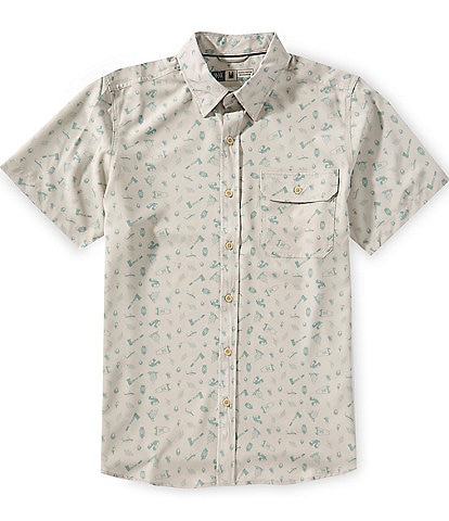 Dakota Grizzly Reel Stretch Short Sleeve Woven Shirt