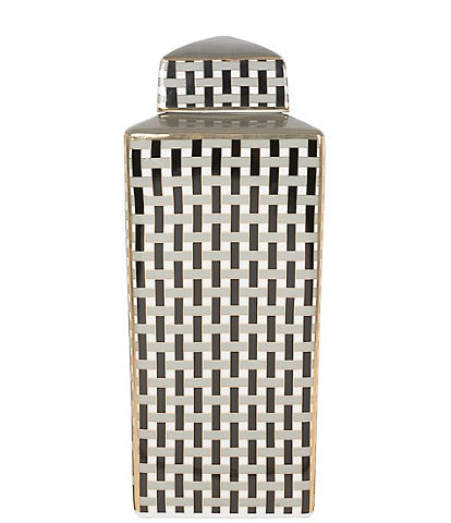 Dallas + Main Geo Ceramic Lidded Jar