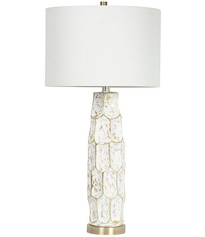 Dallas + Main Lamp Slim Profile Metallic Washed Table Lamp