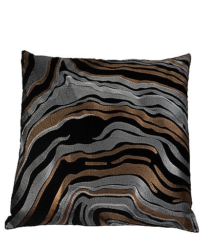 Dallas + Main Pillow Reversible Agate Pattern Pillow