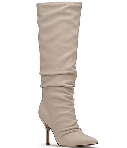 D'Amelio Footwear Cristean Leather Slouch Tall Boots