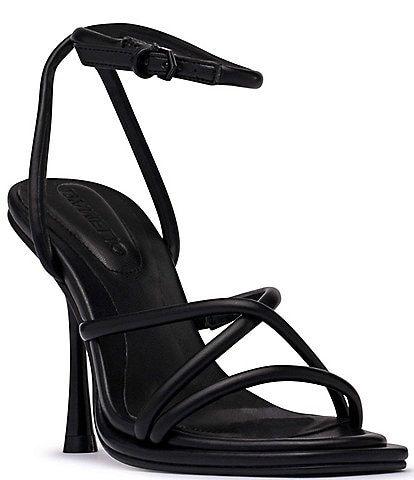 D'Amelio Footwear Dalilah Strappy Ankle Wrap Dress Sandals