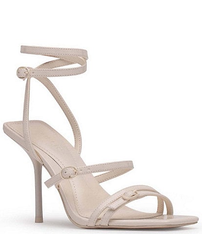 D'Amelio Footwear Lania Patent Buckle Strappy Dress Sandals