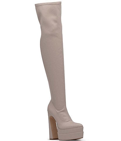 D'Amelio Footwear Mistti Over The Knee Platform Boots