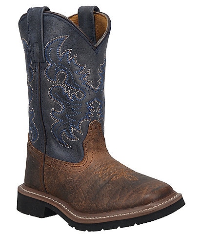 Dan Post Boys' Brantley 8#double; Leather Western Boots (Toddler)