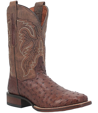 Dan Post Men's Alamosa 11#double; Full Quill Ostrich Western Boots