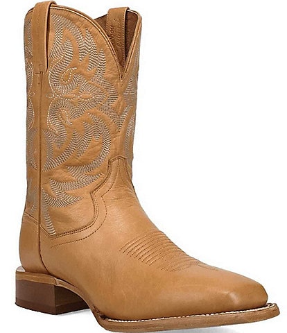 Dan Post Men's Sonara 11#double; Leather Square Toe Western Boots