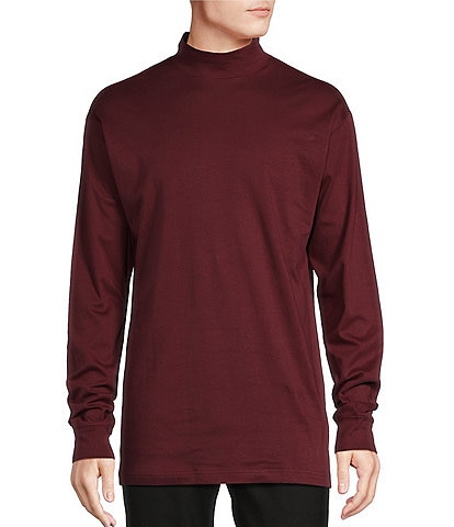 Daniel Cremieux Signature Collection Solid Mockneck Knit Shirt