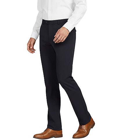 Daniel Cremieux Signature Label Flat Front Solid Travel Pants