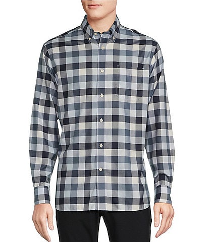 Daniel Cremieux Signature Label Non-Iron Check Long Sleeve Woven Shirt