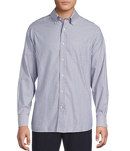 Daniel Cremieux Signature Label Non-Iron Houndstooth Long Sleeve Woven Shirt