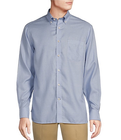 Daniel Cremieux Signature Label Non-Iron Micro Stripe Long Sleeve Woven Shirt