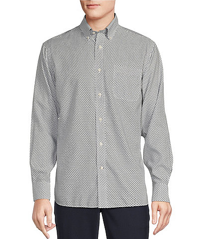 Daniel Cremieux Signature Label Non-Iron Paisley Long Sleeve Woven Shirt