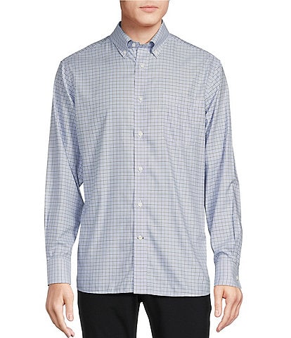 Daniel Cremieux Signature Label Non-Iron Plaid Long Sleeve Woven Shirt