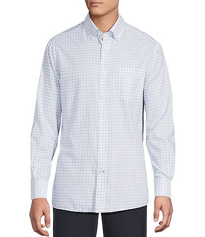 Daniel Cremieux Signature Label Non-Iron Wide Check Long Sleeve Woven Shirt