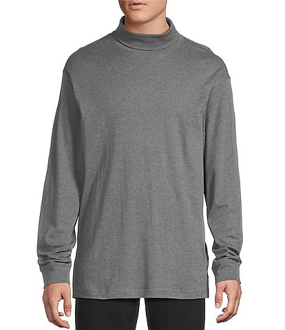 Daniel Cremieux Signature Label Solid Interlock Turtleneck Shirt