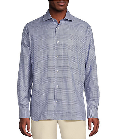 Daniel Cremieux Signature Label Textured Multi-Pattern Long Sleeve Woven Shirt