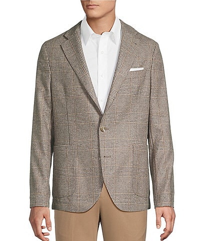 Daniel Cremieux Signature Label Wool Blend Plaid Blazer