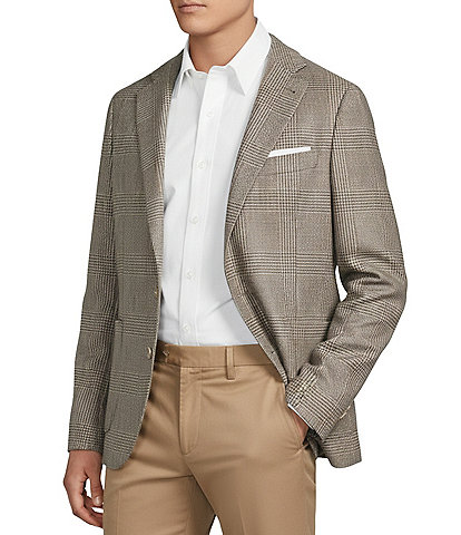 Daniel Cremieux Signature Label Wool Blend Plaid Blazer