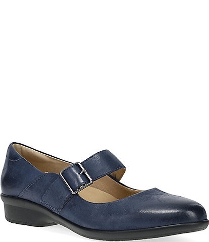 Dansko Collette Burnished Nubuck Leather Mary Janes