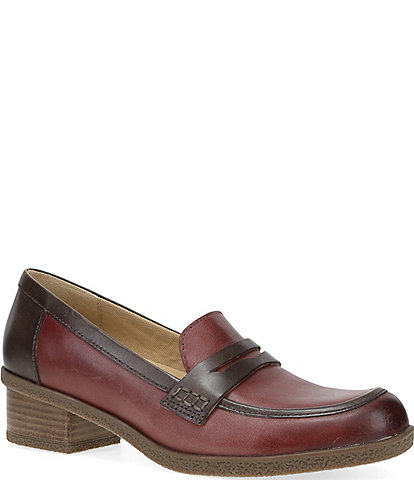 Dansko Danica Waterproof Leather Penny Loafers